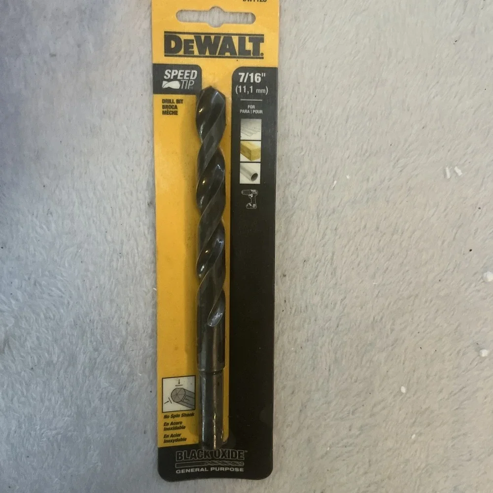 DeWalt 7/16 in. Speed Tip Point Drill Bit, DW1128